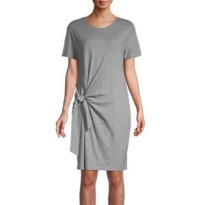 Vince tie T-shirt dress sage green large womens short sleeve casual summer